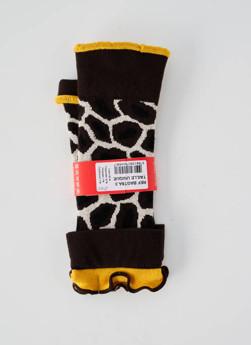 Mitaines noir BERTHE AUX GRANDS PIEDS pour femme