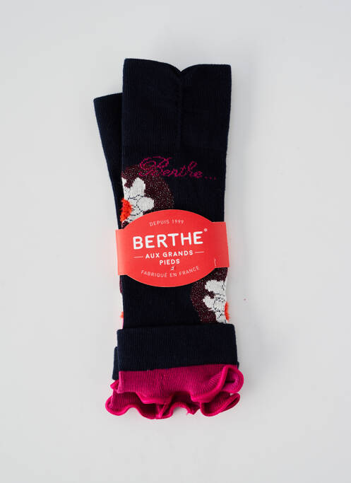 Mitaines noir BERTHE AUX GRANDS PIEDS pour femme