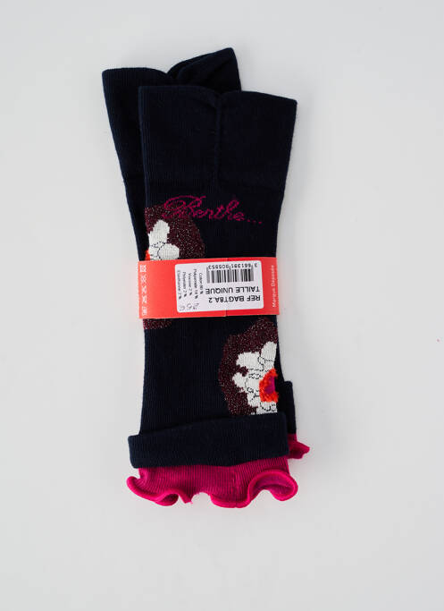 Mitaines noir BERTHE AUX GRANDS PIEDS pour femme