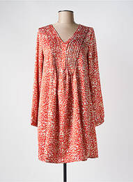 Robe courte manches longues manches longues rouge VERO MODA femme