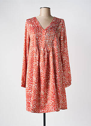 Robe courte manches longues manches longues rouge VERO MODA femme