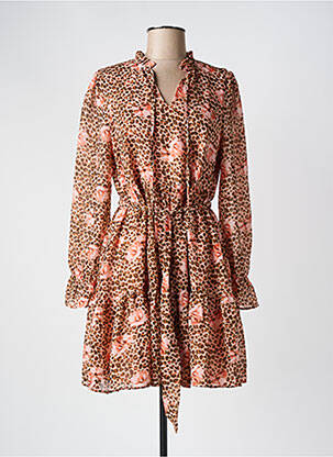 Robe courte manches longues manches longues rose VERO MODA femme