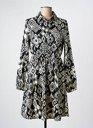 Robe courte manches longues manches longues noir VERO MODA femme