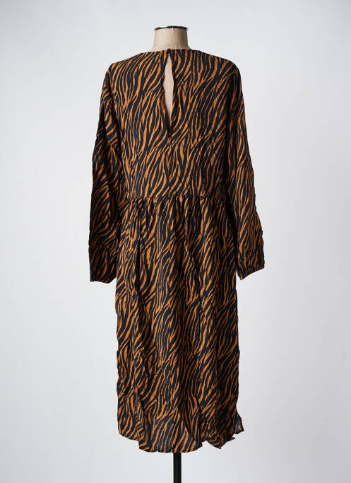 Robe mi-longue marron JDY pour femme