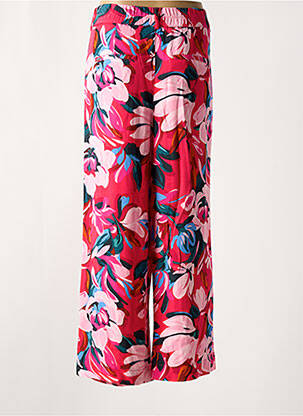 Pantalon droit taille élastique rose STREET ONE femme