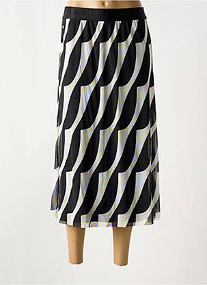 Jupe longue imprimé fantaisie noir STREET ONE femme