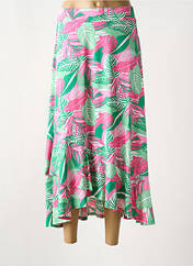 Jupe longue rose MARBLE pour femme seconde vue