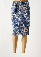 Jupe mi-longue bleu GUY DUBOUIS pour femme seconde vue