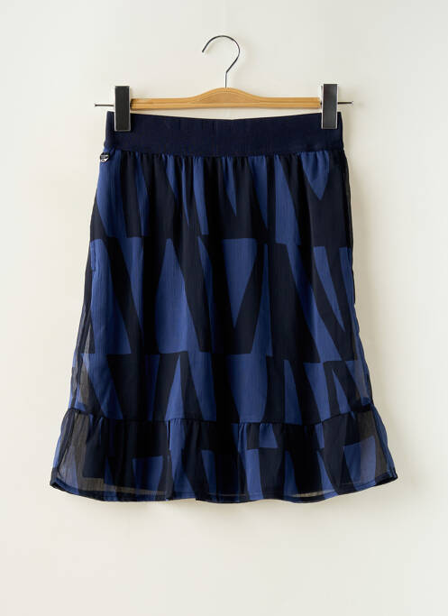 Jupe mi-longue coupe évasée bleu STREET ONE femme