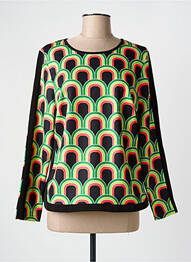 Sweat-shirt manches longues manches longues vert MERI & ESCA femme