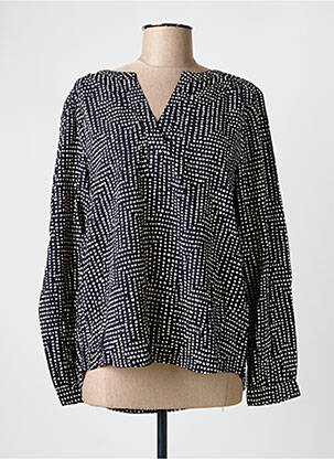 Blouse imprimé fantaisie manches longues noir STREET ONE femme