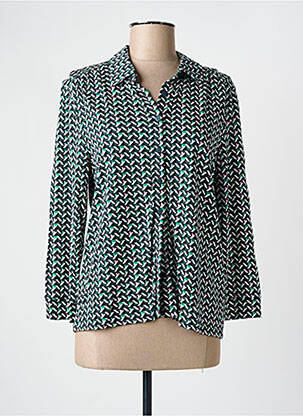 Chemisier coupe cintrée manches longues vert STREET ONE femme