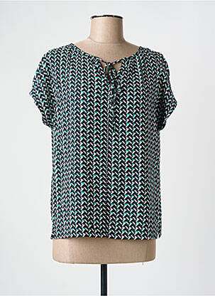 Blouse manches courtes manches courtes vert STREET ONE femme