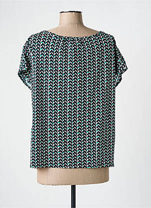 Blouse manches courtes manches courtes vert STREET ONE femme