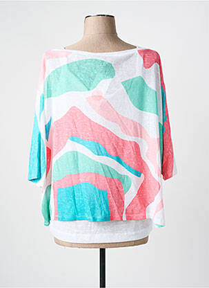 T-shirt manches 3/4 manches 3/4 vert MARBLE femme