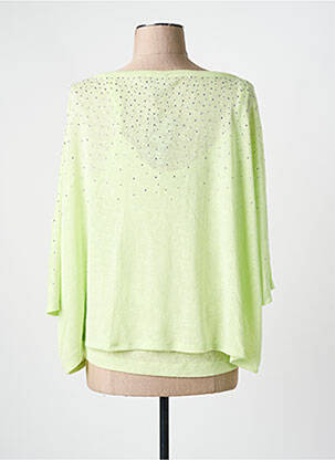 Top manches 3/4 vert MARBLE femme