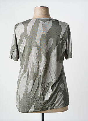 T-shirt imprimé fantaisie manches courtes vert THOMAS RABE femme