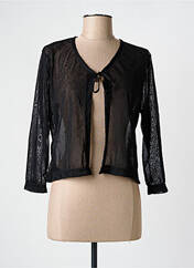 Gilet manches longues noir GRIFFON pour femme seconde vue