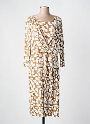 Robe mi-longue marron FRANK WALDER pour femme seconde vue