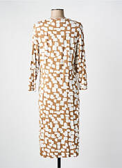 Robe mi-longue marron FRANK WALDER pour femme seconde vue