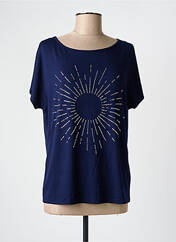 T-shirt bleu MARBLE pour femme seconde vue