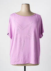 T-shirt violet MARBLE pour femme seconde vue