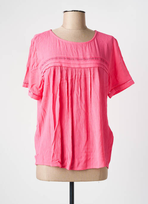 Blouse manches courtes manches courtes rose STREET ONE femme