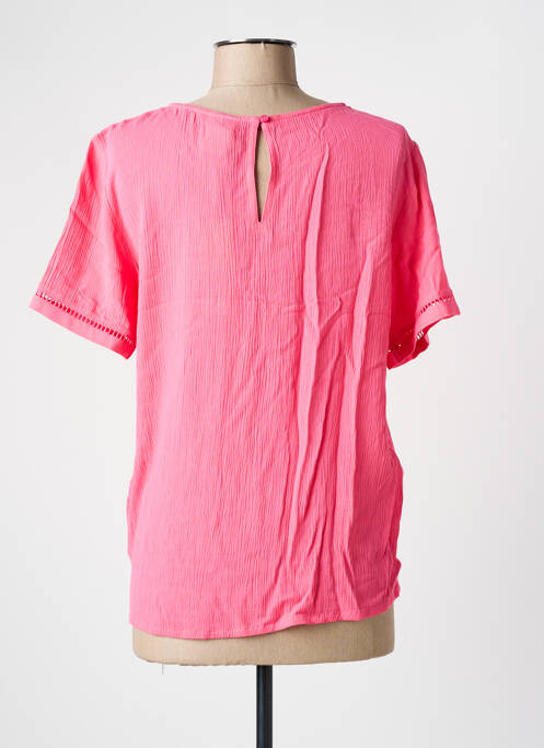 Blouse manches courtes manches courtes rose STREET ONE femme