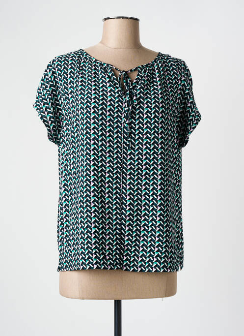 Blouse manches courtes manches courtes vert STREET ONE femme