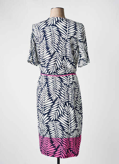 Robe mi-longue manches courtes manches courtes noir FRANK WALDER femme