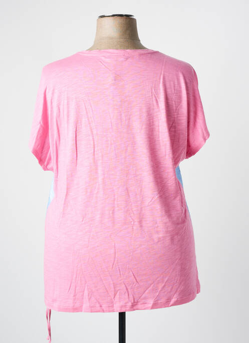 T-shirt coupe droite manches courtes rose THOMAS RABE femme