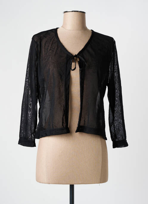 Gilet manches longues noir GRIFFON pour femme