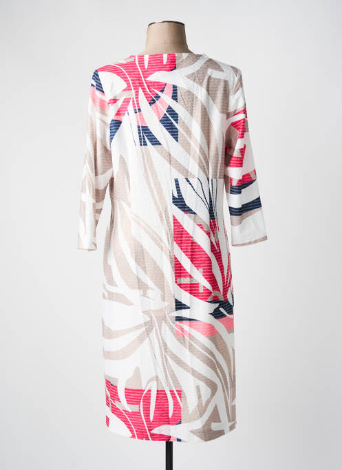 Robe mi-longue blanc FRANK WALDER femme