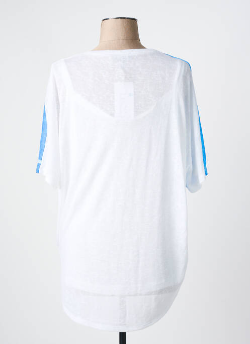 T-shirt bleu MARBLE femme