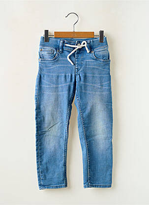 Jeans coupe slim tissage denim bleu SANS MARQUE garçon
