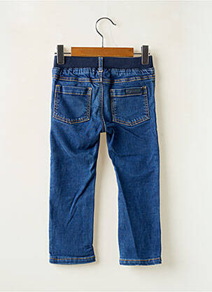 Jeans coupe slim taille élastique taille élastique bleu JACADI PARIS garçon