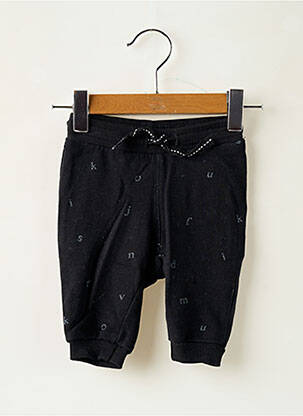 Pantalon droit fermeture liens à nouer taille élastique noir H&M garcon