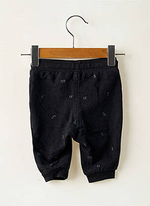 Pantalon droit fermeture liens à nouer taille élastique noir H&M garcon