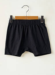 Short coupe droite taille élastique noir DISNEY enfant