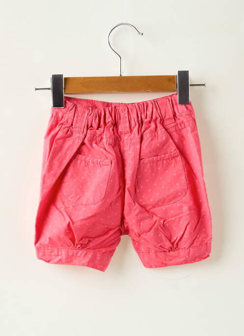 Pantalon droit fermeture zippée sous rabat boutonné rose CADET ROUSSELLE fille