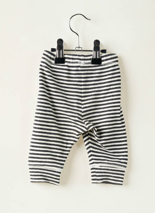 Pantalon droit fermeture liens à nouer taille élastique noir H&M garcon