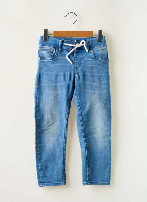 Jeans coupe slim tissage denim bleu SANS MARQUE garcon