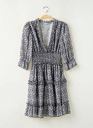 Robe courte manches 3/4 manches 3/4 noir EMPORIUM femme