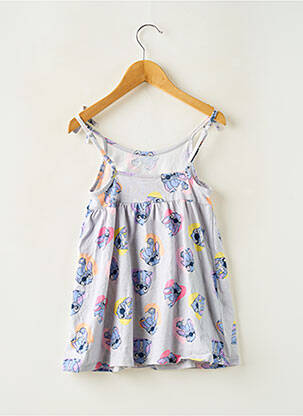 Robe mi-longue fines bretelles fines bretelles bleu DISNEY fille