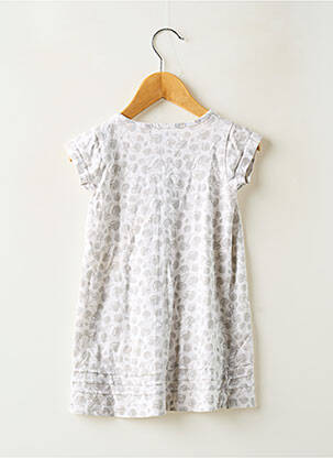 Robe mi-longue manches courtes manches courtes gris 3 SUISSES fille
