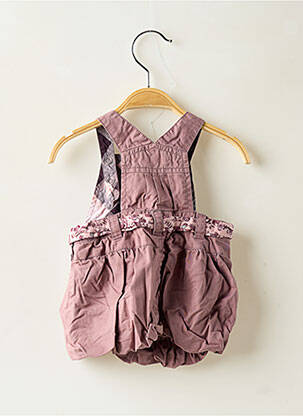Robe mi-longue col carré fines bretelles rose SERGENT MAJOR fille