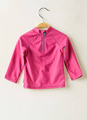 T-shirt coupe cintrée manches longues rose DISNEY fille