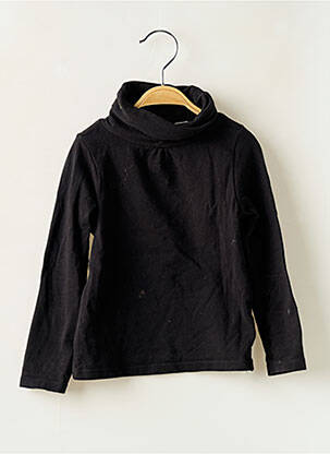 Sous-pull stretch manches longues noir OKAÏDI garçon