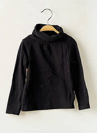 Sous-pull stretch manches longues noir OKAÏDI garcon