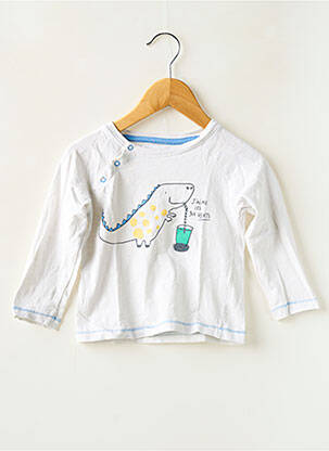 T-shirt imprimé fantaisie manches longues beige CADET ROUSSELLE garçon
